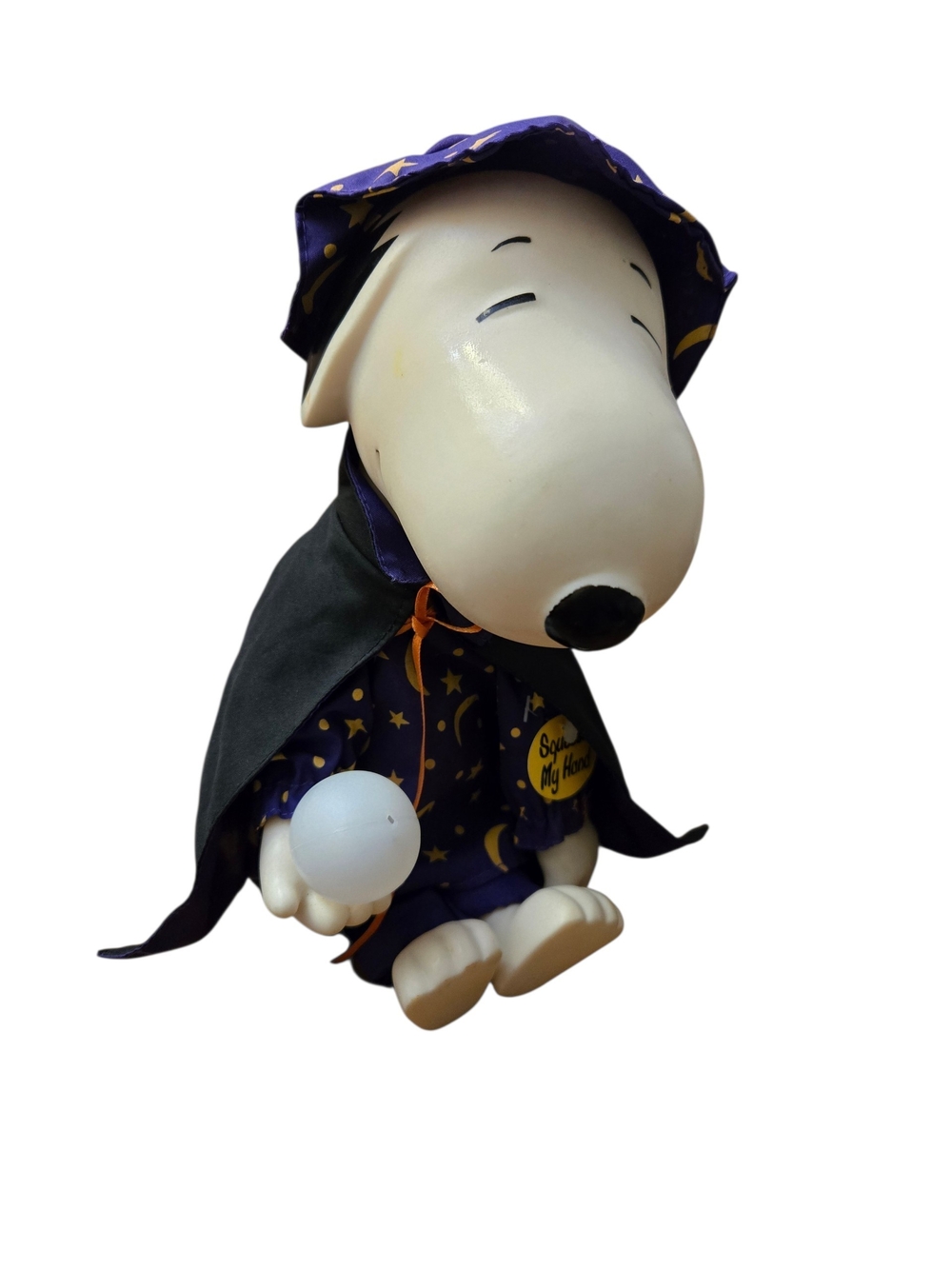 Vintage 1997 Peanuts Dancing Snoopy Halloween Fortune Teller